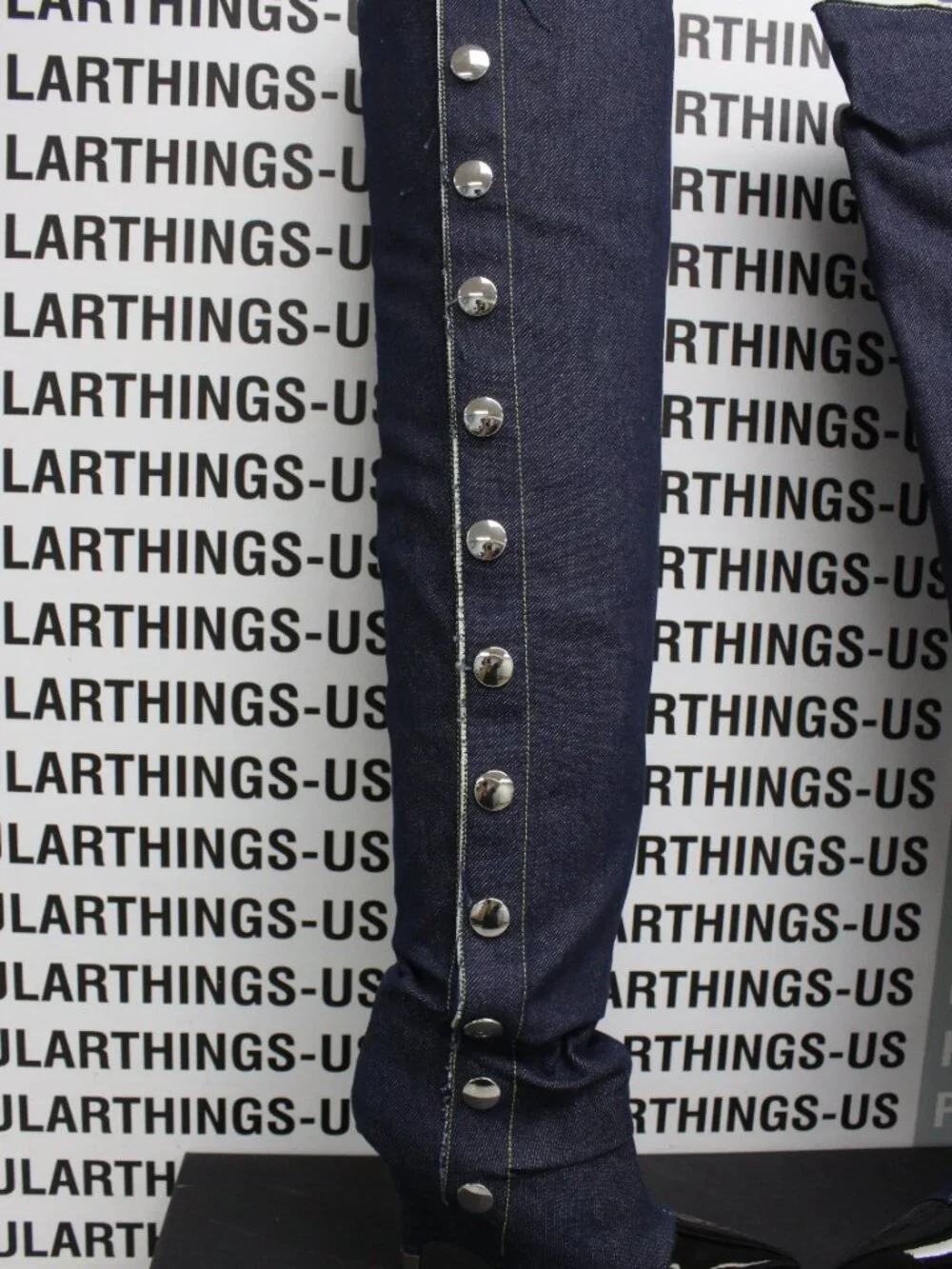 Giuseppe Zanotti denim button